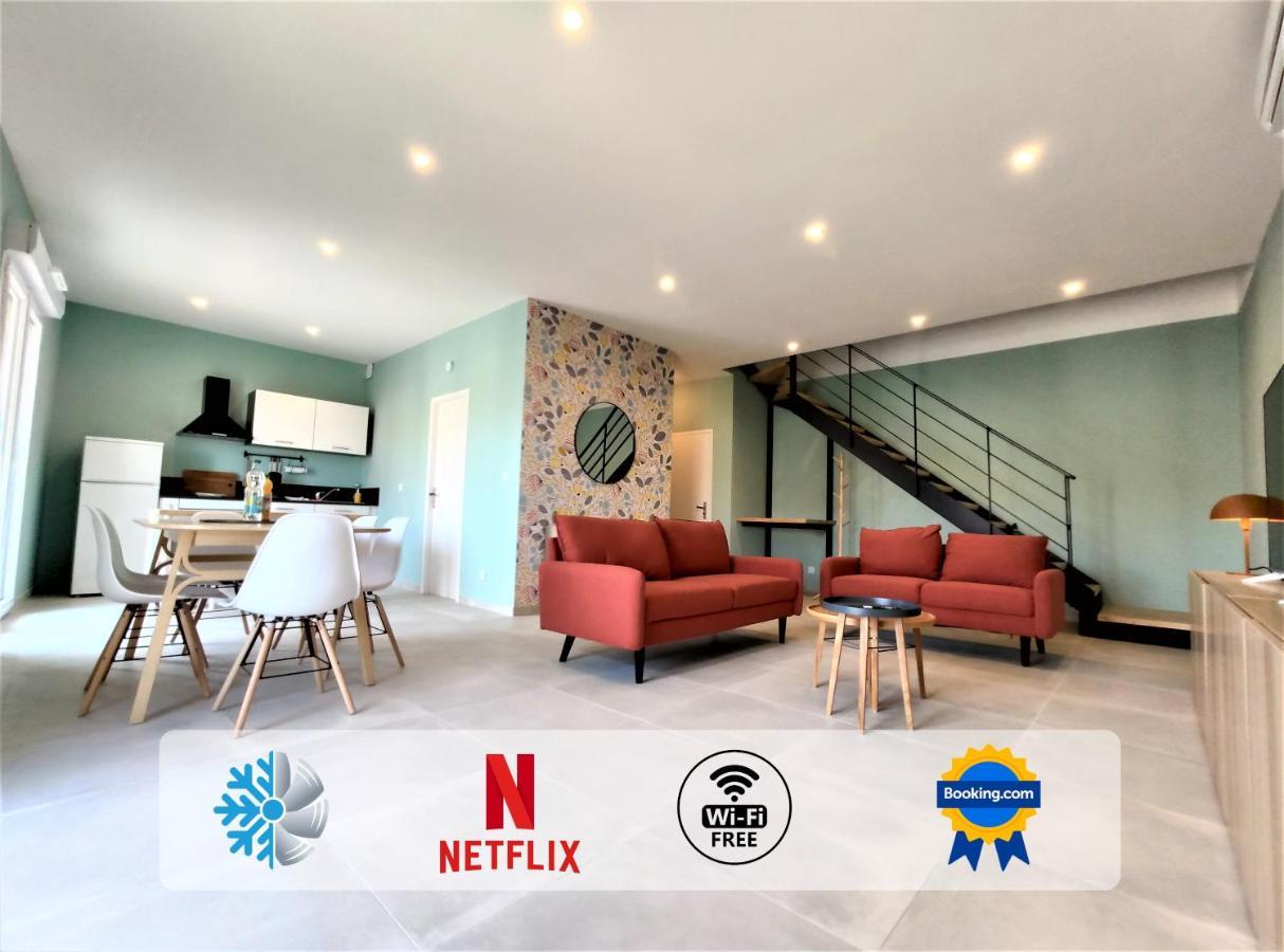 Апартаменты Colormix 3 Etoiles - 95M2 Plein Centre - Ensoleille Climatise Мезе Экстерьер фото